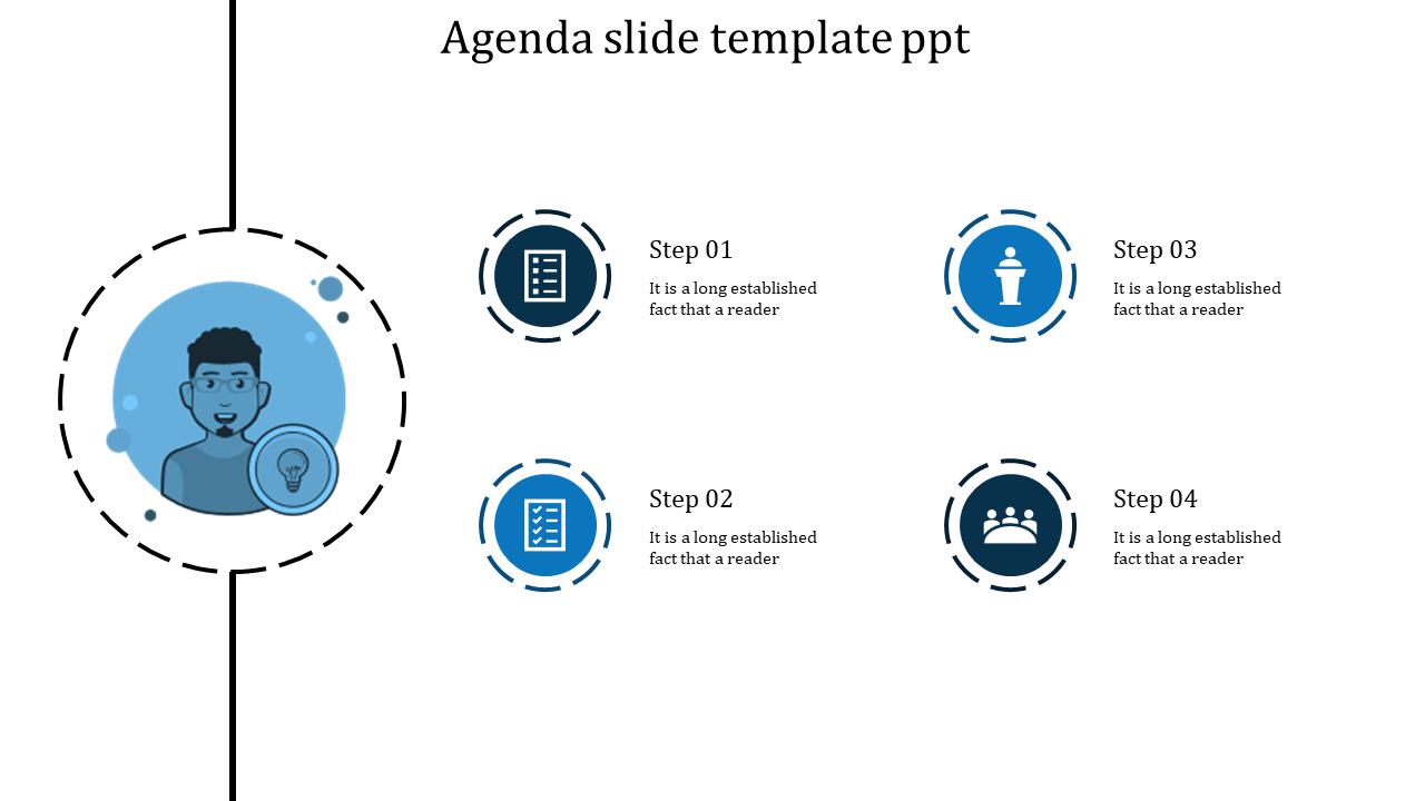Use PowerPoint Agenda Template Presentation Design